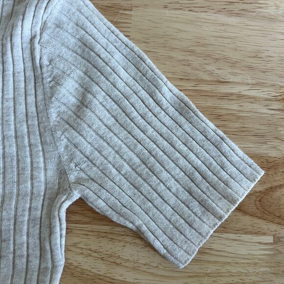 A New Day Women's Oatmeal Mock Turtleneck Ribbed Sweater - Size XS - NWT - Picture 5 of 8